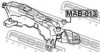 FEBEST MAB-013 Mounting, axle beam